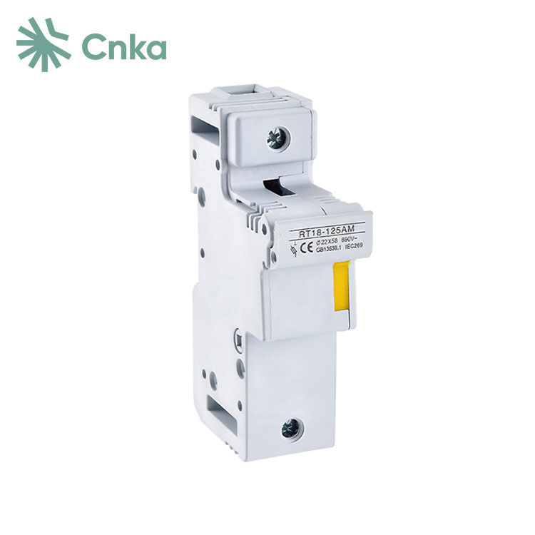 Suport siguranță AC șină DIN 125A 22x58mm